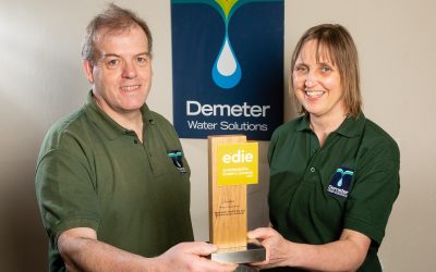 MEMBER NEWS: Demeter Water & Barchester Healthcare announced winners of prestigious sustainability award.