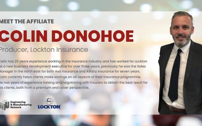 AFFILIATE NEWS: Meet Colin Donohoe, Producer from Lockton Insurance and Affiliate Board Member.