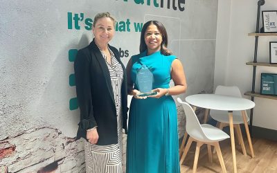 Recruitrite wins a TeesTech Award for its adoption of Excelpoint’s no-code technology to revolutionise its business operations