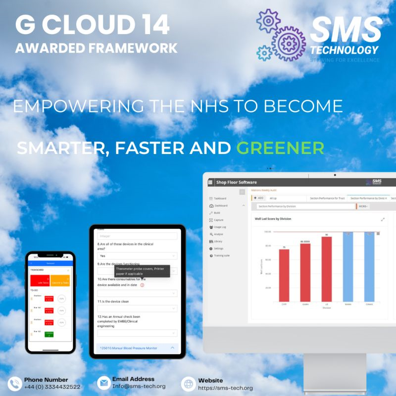 SMS Tech are approved on the G Cloud 14 Framework