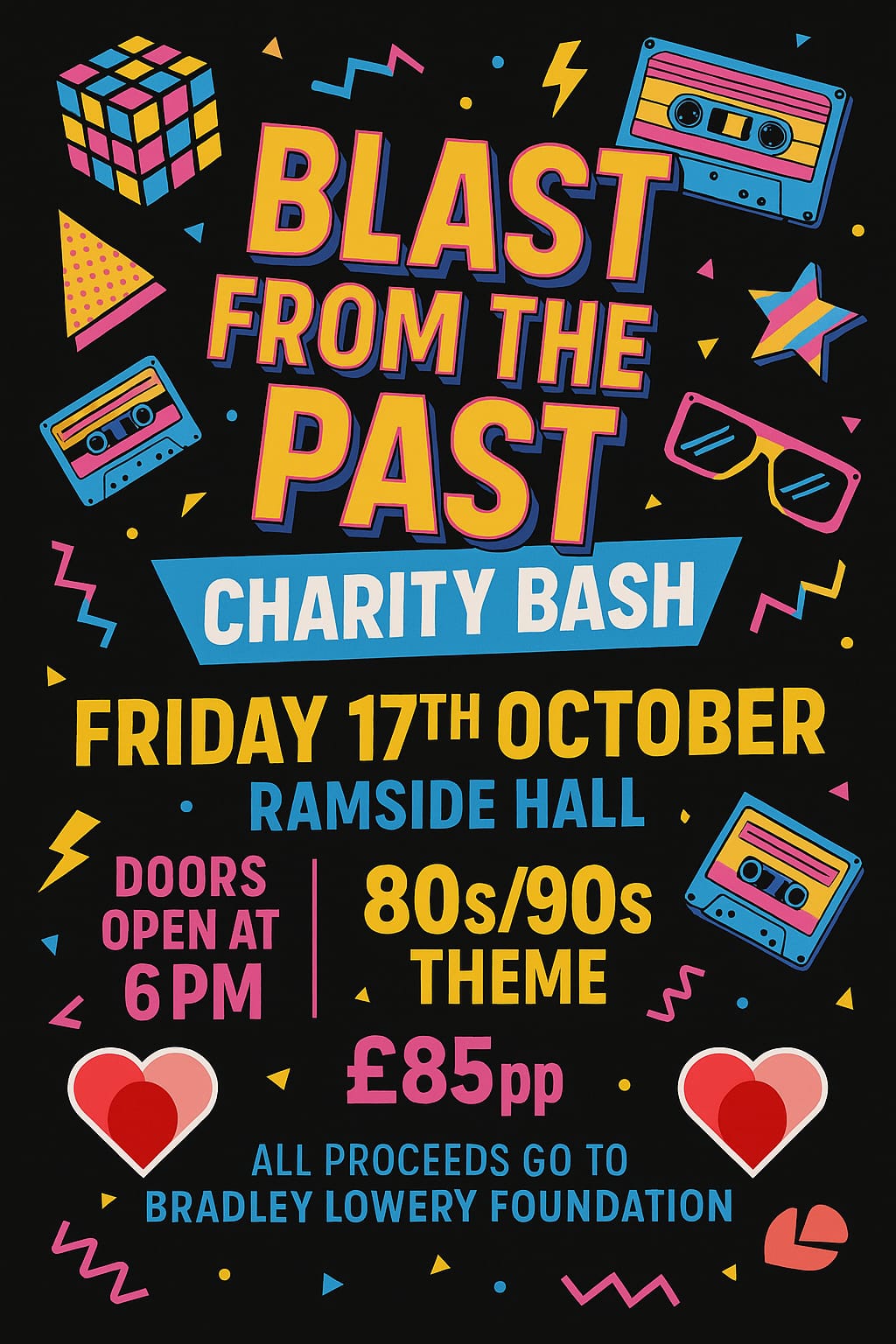 Promoted Event: Blast from the Past, Charity Bash 2025