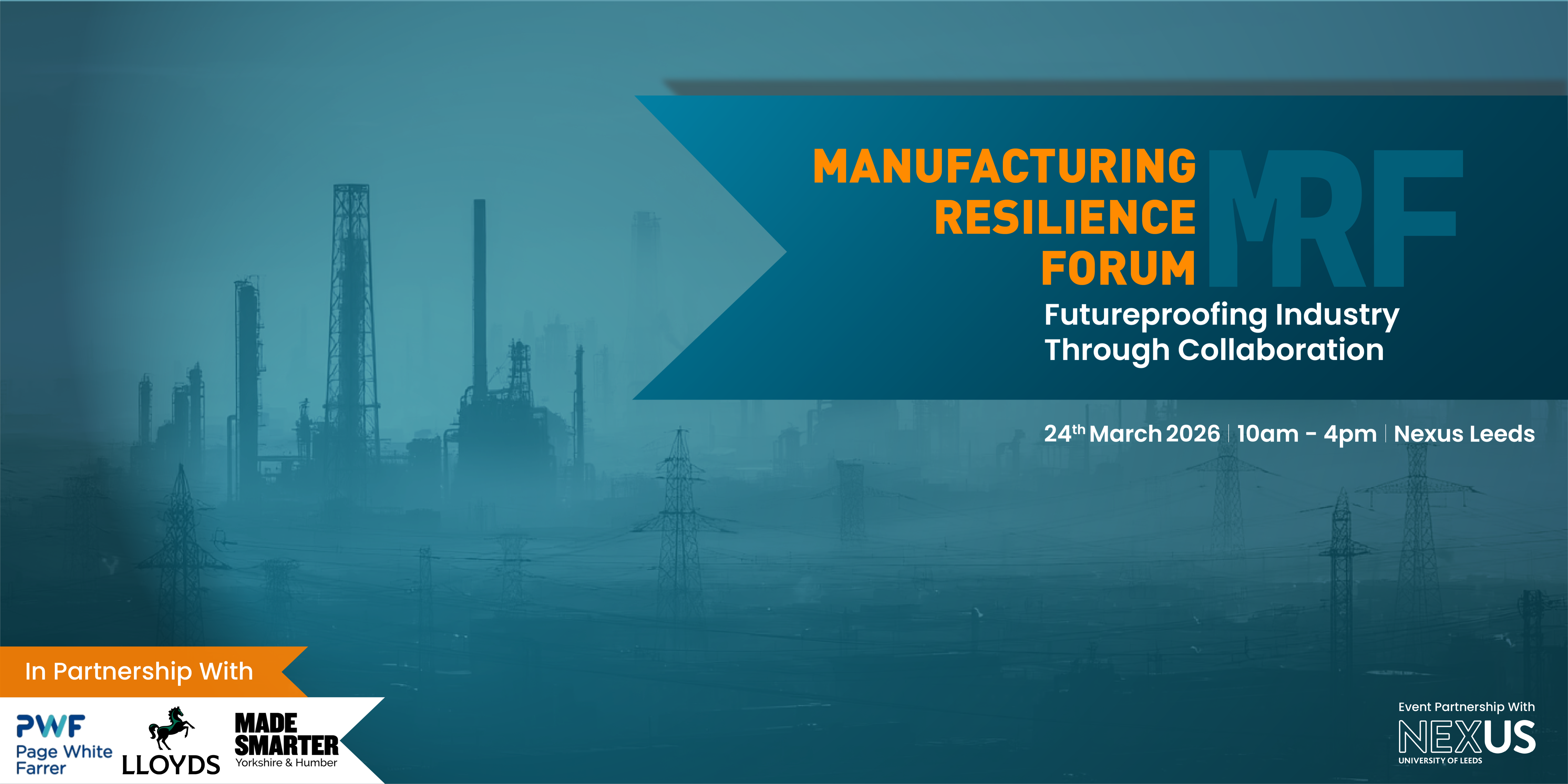 Promoted Event: Manufacturing Resilience Forum