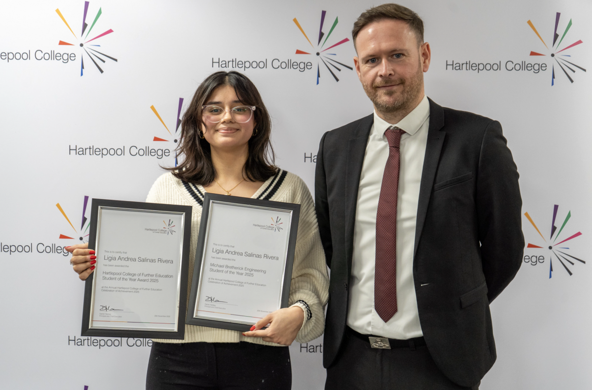 Student of the Year Ligia’s Journey to Hartlepool Engineering Success