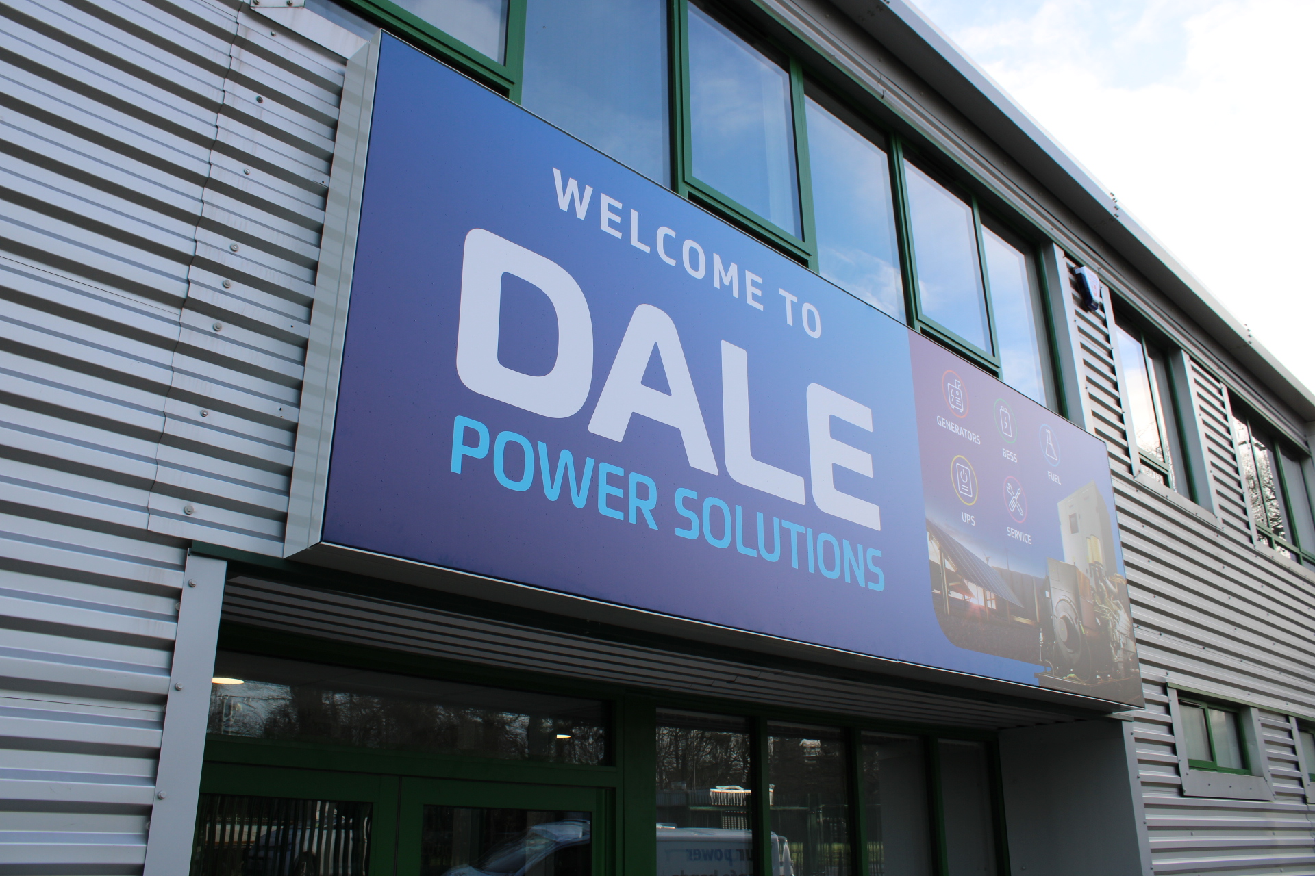 Engineers collaborating inside Dale Power Solutions expanded St Albans office