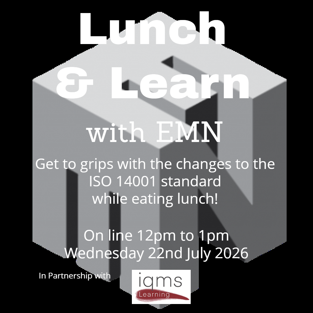 EMN Lunch & Learn – ISO14001 Update